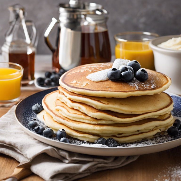 The Art of Making Fluffy Pancakes: An American Breakfast Staple